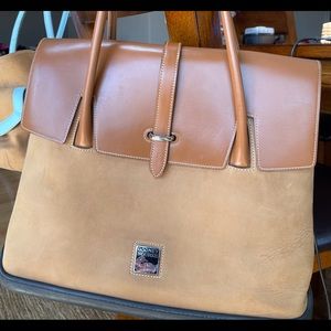 Dooney & Bourke Suede and Leather Handbag